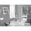 Monarch Specialties Bathroom Accent, Shelves, Storage, Laminate, White, Contemporary, Modern I 3438